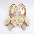 MAELY - CALZADO CACHATINA - ESTILETO MUJER - YUTE X ACETATO - TACON 7.5 (10 CM)