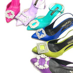 TACÒN - MAMBRIS - 8.5 - CUERO AZUL PRINCESA - CALZADO CACHATINA