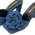 TACÒN - MARTA - 7.5 - DENIM NEUTRO - CALZADO CACHATINA
