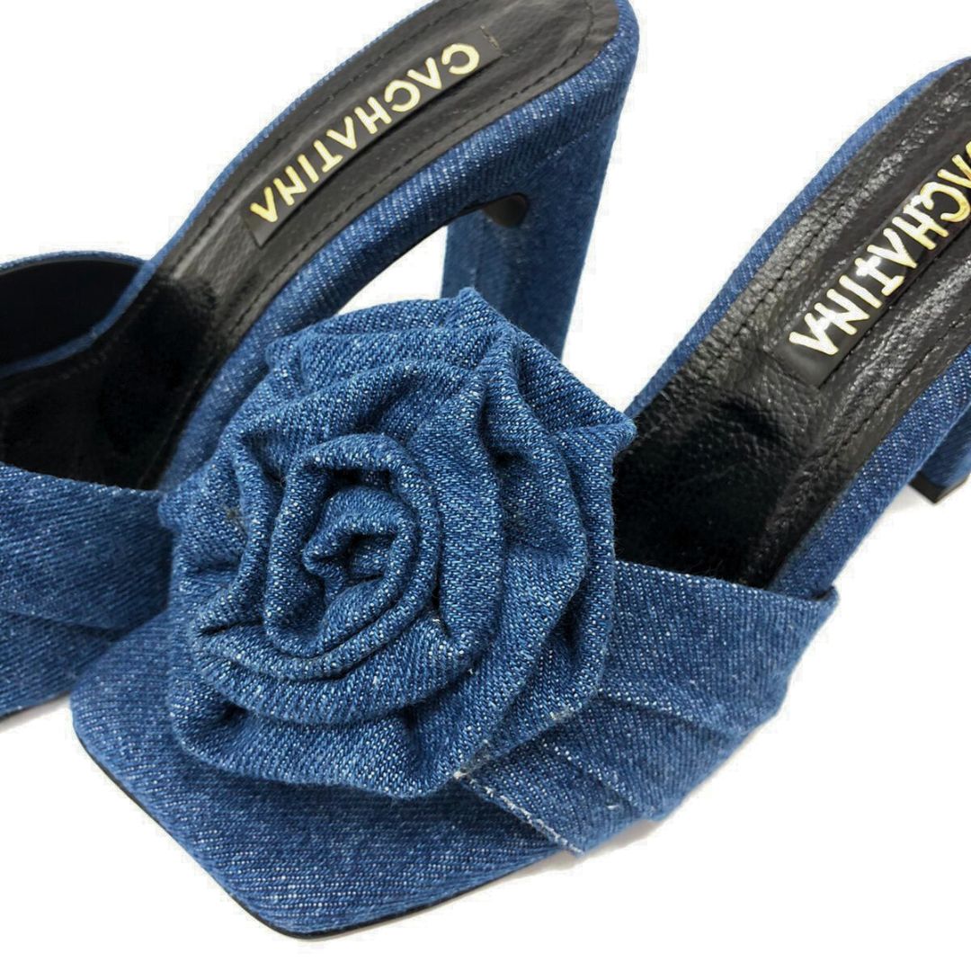 TACÒN - MARTA - 7.5 - DENIM NEUTRO - CALZADO CACHATINA