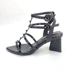 TACÒN - MURIL - 7.5 - CUERO NEGRO - CALZADO CACHATINA