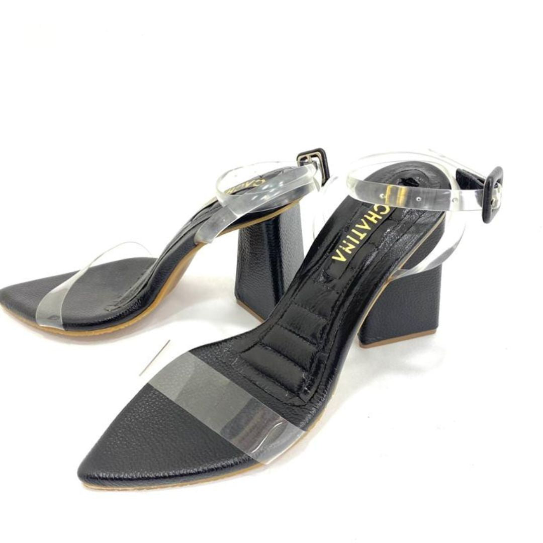 TACÒN - NEW YING - 7.5 - CUERO NEGRO - CALZADO CACHATINA