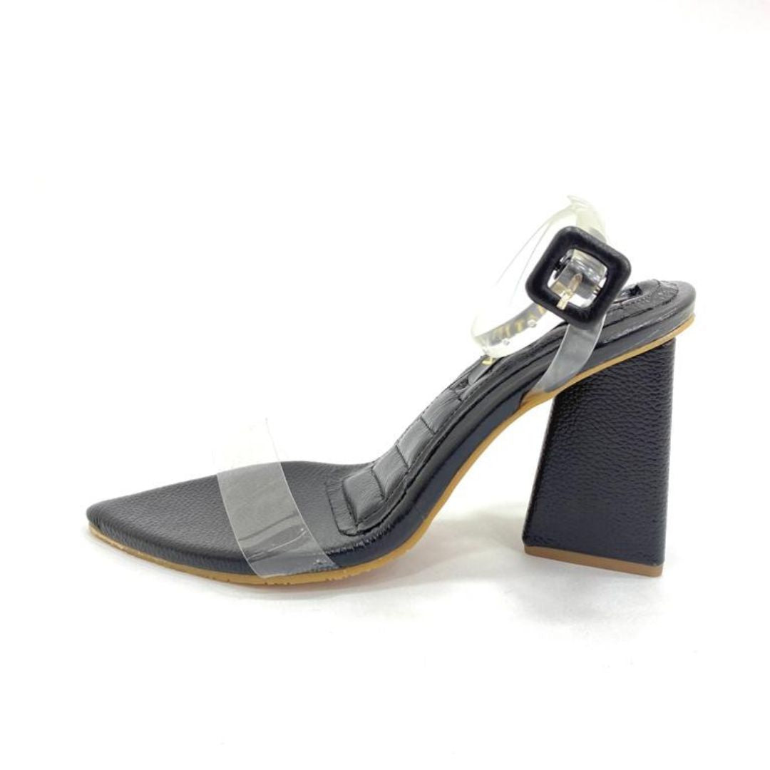 TACÒN - NEW YING - 7.5 - CUERO NEGRO - CALZADO CACHATINA