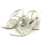 CALZADO CACHATINA - TACON MUJER - NORUEGALIA - CUERO DEJAVU PERLA - ALTURA 7.5 (10 CM)