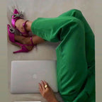 TACÒN - PALAXE - 8.5 - CUERO FUCSIA METALIZADO - CALZADO CACHATINA