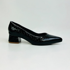 ARNY - CALZADO CACHATINA - ESTILETO MUJER - CUERO STEEL BLACK - TACON 3.5 (5 CM)
