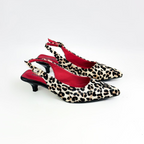 RIUYING - CALZADO CACHATINA - ESTILETO MUJER - CUERO ANIMAL PRINT X ROJO/CHAROL NEGRO - TACON 3.5 (5.5 CM)