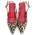 RIUYING - CALZADO CACHATINA - ESTILETO MUJER - CUERO ANIMAL PRINT X ROJO/CHAROL NEGRO - TACON 3.5 (5.5 CM)