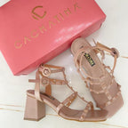 TACÒN - SARLUNY - 5.5 - CUERO TAUPE - CALZADO CACHATINA