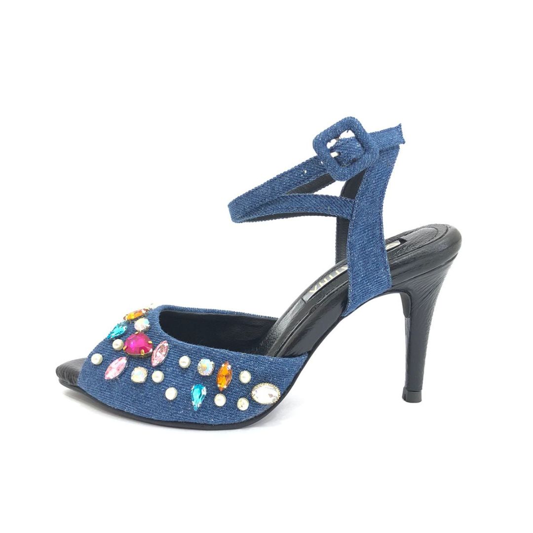 TACÒN - SCREW - 7.5 - DENIM NEUTRO - CALZADO CACHATINA
