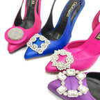 TACÒN - SICILY - 8.5 - CUERO FUCSIA - CALZADO CACHATINA