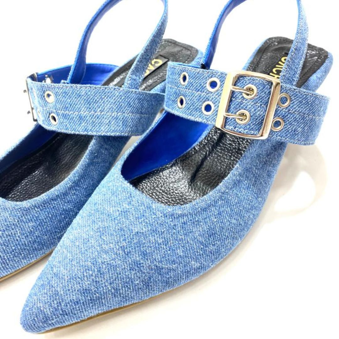 TACÒN - SPORTY - 3.5 - DENIN CLARO - CALZADO CACHATINA
