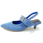 TACÒN - SPORTY - 3.5 - DENIN CLARO - CALZADO CACHATINA