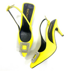 TACÒN - STORM - 8.5 - CUERO AMARILLO - CALZADO CACHATINA