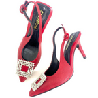 TACÒN - STORM - 8.5 - CUERO ROJO - CALZADO CACHATINA