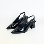 TANIT - CALZADO CACHATINA - ESTILETO MUJER - CUERO CHAROL NEGRO - TACON 5.5 (8 CM)