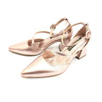 TACÒN - TRUALY - 7.5 - CUERO ORO ROSA - CALZADO CACHATINA