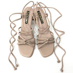 TACÒN - VALERIANA - 5.5 - CUERO TAUPE - CALZADO CACHATINA