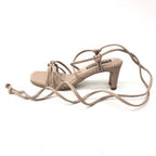 TACÒN - VALERIANA - 5.5 - CUERO TAUPE - CALZADO CACHATINA