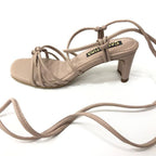 TACÒN - VALERIANA - 5.5 - CUERO TAUPE - CALZADO CACHATINA
