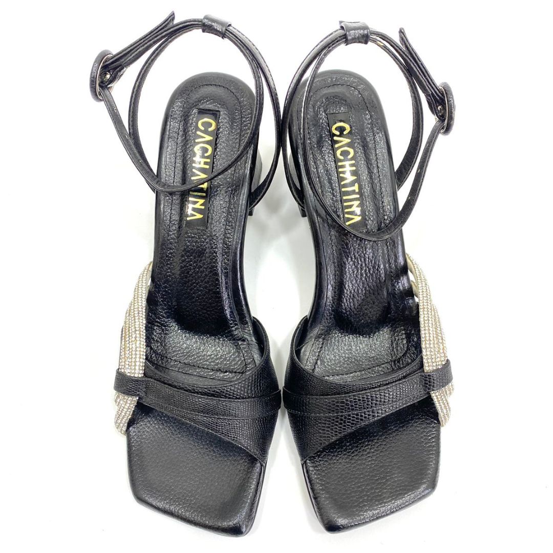 TACÒN - VITALIAN - 5.5 - CUERO NEGRO - CALZADO CACHATINA