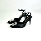 ZHEN - CALZADO CACHATINA - ESTILETO MUJER - CUERO NEGRO - TACON 7.5 (10 CM)