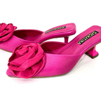 ZOMY - CALZADO CACHATINA - ESTILETO MUJER - CUERO FUCSIA - TACON 5.5 (8 CM)
