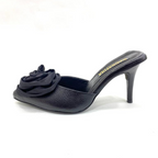 ZORELAY - CALZADO CACHATINA - ESTILETO MUJER - CUERO NEGRO - TACON 7.5 (10 CM)