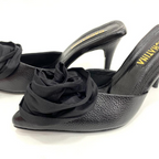 ZORELAY - CALZADO CACHATINA - ESTILETO MUJER - CUERO NEGRO - TACON 7.5 (10 CM)