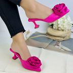 ZOMY - CALZADO CACHATINA - ESTILETO MUJER - CUERO FUCSIA - TACON 5.5 (8 CM)