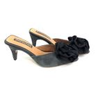 TACÒN - ZOREY - 5.5 - CUERO GAMUZA NEGRO - CALZADO CACHATINA
