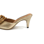 ZOREY STORE - CALZADO CACHATINA - ESTILETO MUJER - CUERO DORADO - TACON 5.5 (8 CM)