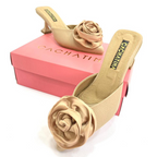 ZOMY - CALZADO CACHATINA - ESTILETO MUJER - CUERO CAPUCHINO - TACON 5.5 (8 CM)