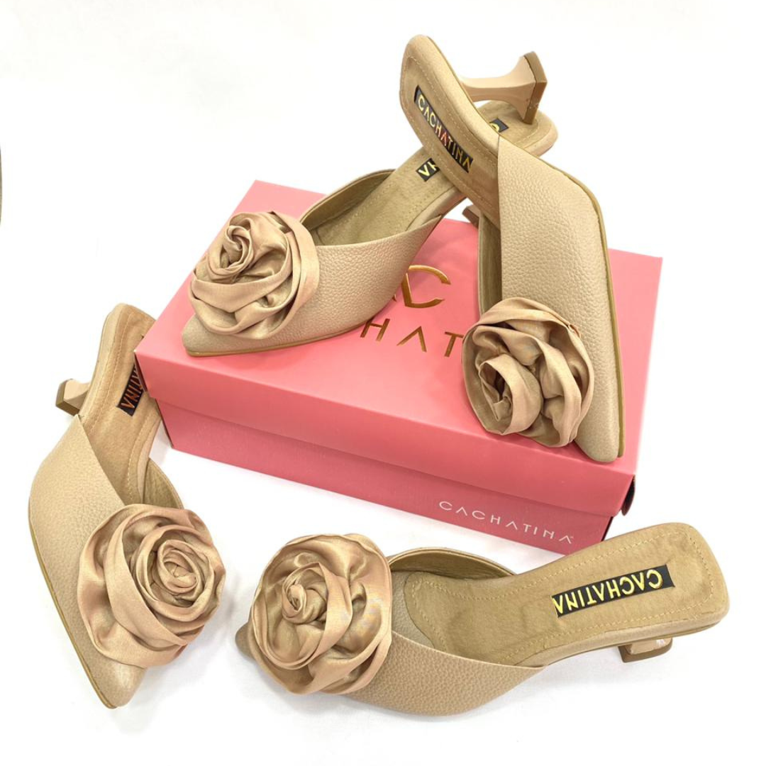 ZOMY - CALZADO CACHATINA - ESTILETO MUJER - CUERO CAPUCHINO - TACON 5.5 (8 CM)