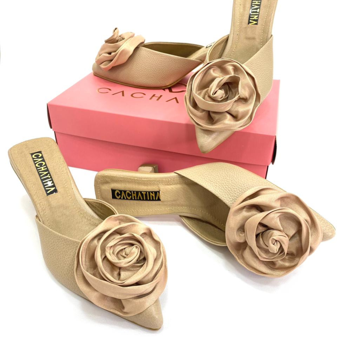 ZOMY - CALZADO CACHATINA - ESTILETO MUJER - CUERO CAPUCHINO - TACON 5.5 (8 CM)