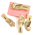 ZOMY - CALZADO CACHATINA - ESTILETO MUJER - CUERO CAPUCHINO - TACON 5.5 (8 CM)