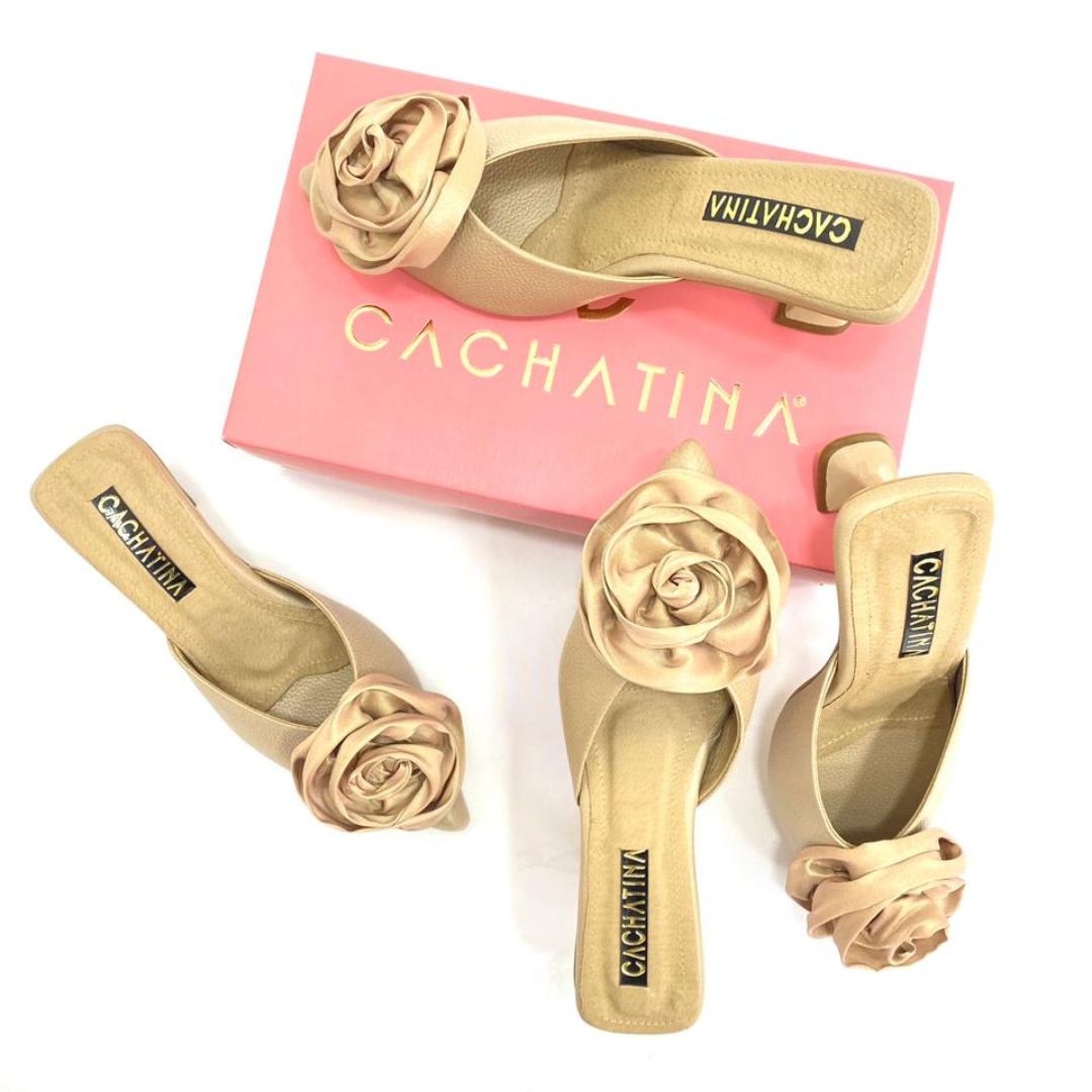 ZOMY - CALZADO CACHATINA - ESTILETO MUJER - CUERO CAPUCHINO - TACON 5.5 (8 CM)