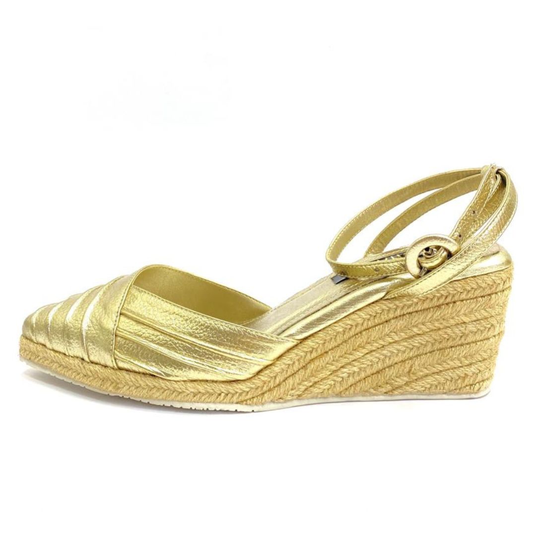 PLATAFORMA - TIZIPER - 5.5 - CUERO DORADO - CALZADO CACHATINA