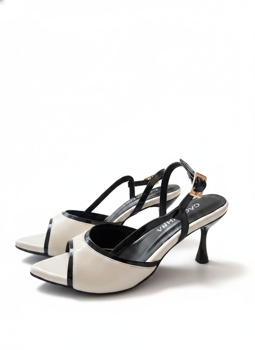 TACON BIANCA - CHAROL TALCO X CHAROL NEGRO  - ALTURA 5.5