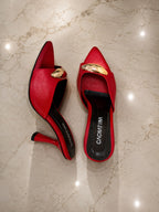 TACON CASSIS - BAMBIE ROJO X NEGRO - ALTURA 7.5