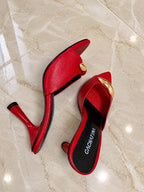 TACON CASSIS - BAMBIE ROJO X NEGRO - ALTURA 7.5