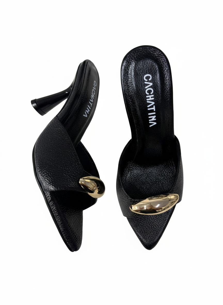 TACON CASSIS - BAMBIE NEGRO - ALTURA 7.5 (10 CM)