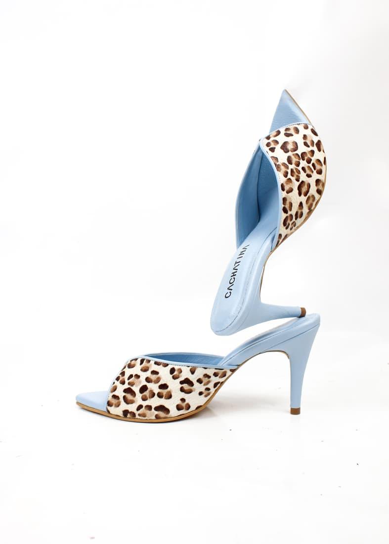 TACON SORRENTO - AZUL NUBE X PRINT - ALTURA 7.5