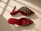 TACON SORRENTO - BAMBIE ROJO X PRINT - ALTURA 7.5
