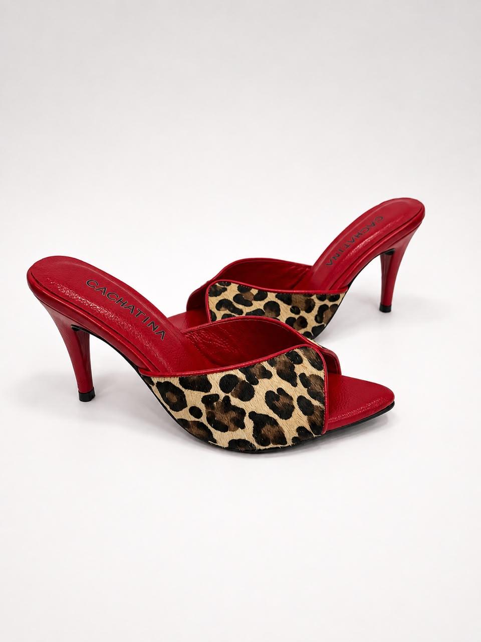 TACON SORRENTO - BAMBIE ROJO X PRINT - ALTURA 7.5