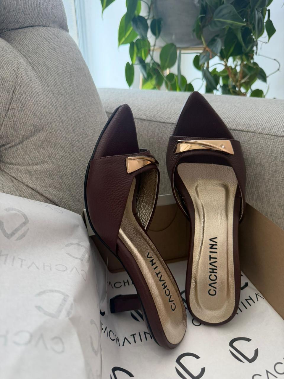 TACON BUSAN - BAMBIE CHOCOLATE - ALTURA 5.5 (7,5 CM) - CALZADO CACHATINA