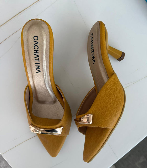 TACON BUSAN STORE - BAMBIE AMBER- ALTURA 5.5 (7,5 CM) - CALZADO CACHATINA