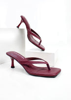 TACON CINDERELA STORE - FIOTTY BORGOÑA - ALTURA 5.5 (8 CM)- CALZADO CACHATINA
