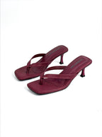 TACON CINDERELA STORE - FIOTTY BORGOÑA - ALTURA 5.5 (8 CM)- CALZADO CACHATINA