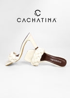 TACON NOEMI - BAMBIE TALCO - ALTURA 7.5 (10 CM) - CALZADO CACHATINA